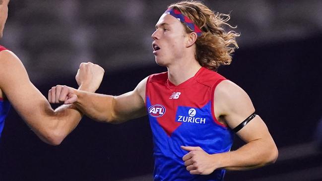 Fleet-footed Jayden Hunt has struggled to get near the footy. Picture: AAP