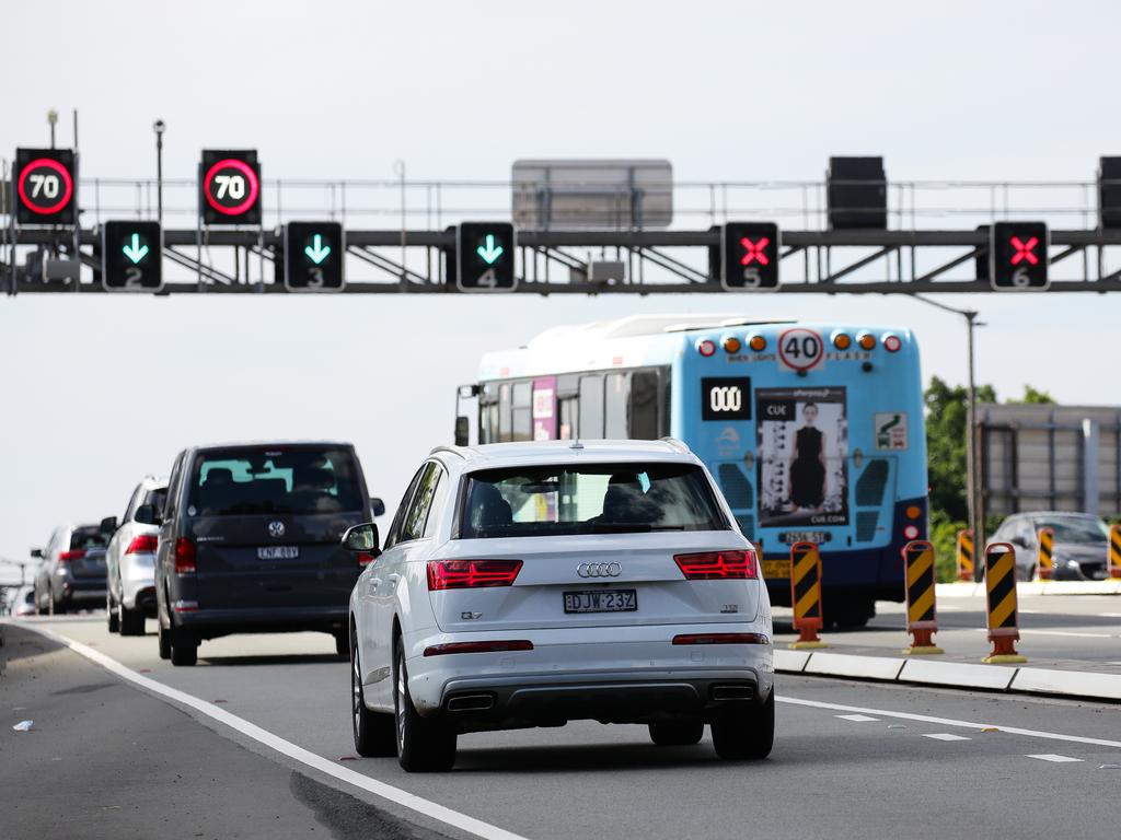 Some families may go without their Christmas salmon after a van caused traffic chaos when the entire load of fish was lost. Picture: NCA NewsWire / Gaye Gerard