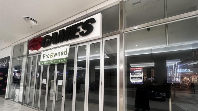 Vacant EB Games store at Market Square Shopping Centre.