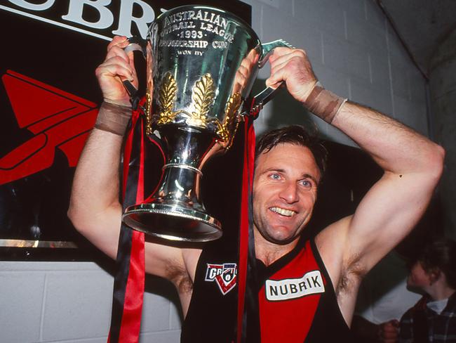 Watson won three premierships with the Bombers. Picture: Getty