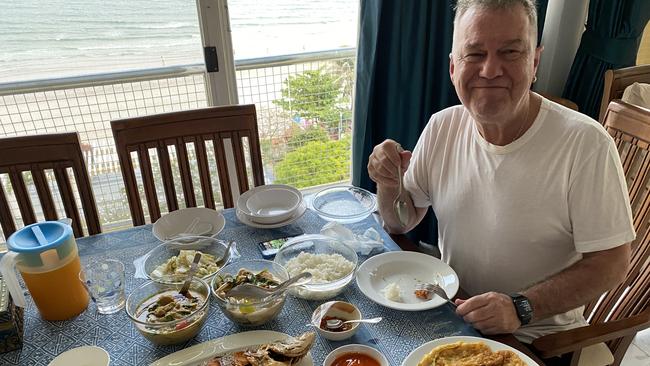 Jimmy at the family favourite home away from home in Thailand. Picture: Supplied./Killing Time/Jimmy Barnes