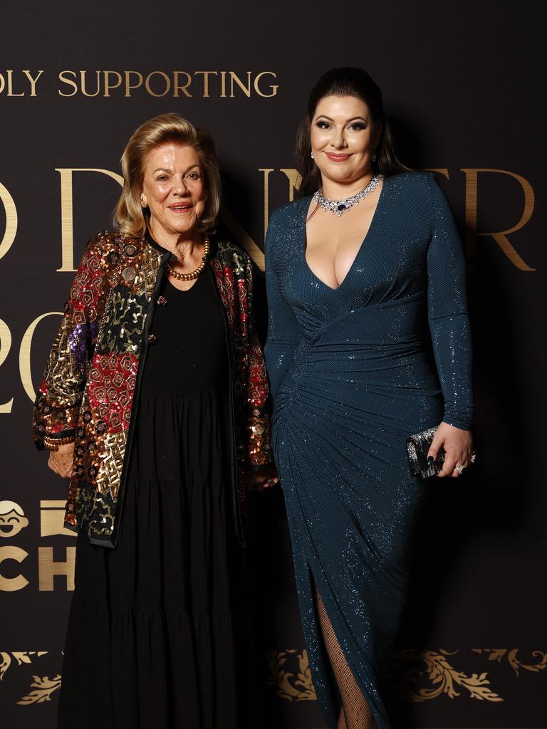 Roslyn Packer and Francesca Packer at the Gold Dinner Fundraiser for the Sydney Children’s Hospital Picture: Jonathan Ng