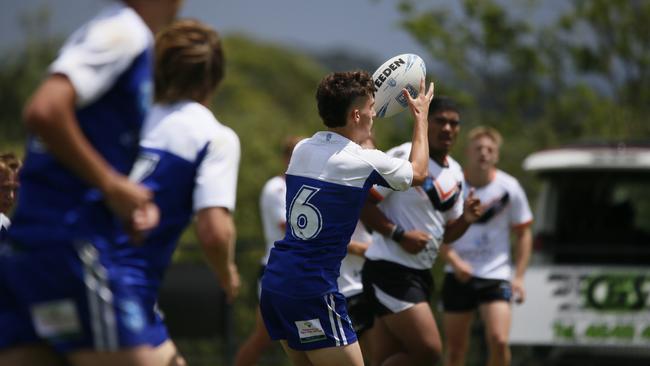 Rielly Laverty in action for the North Coast Bulldogs against the Macarthur Wests Tigers during round two of the Laurie Daley Cup at Kirkham Oval, Camden, 10 February 2024. Picture: Warren Gannon Photography