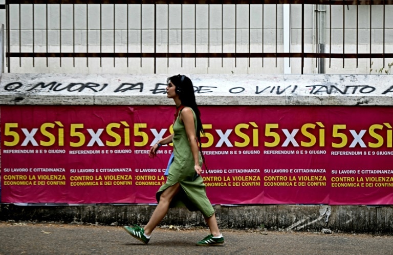 Italy holds referendum on citizenship, workers’ rights