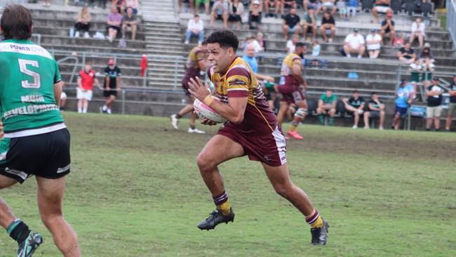 Coolum Colts player Sam Elara in action. Picture: Cordelia Turner.