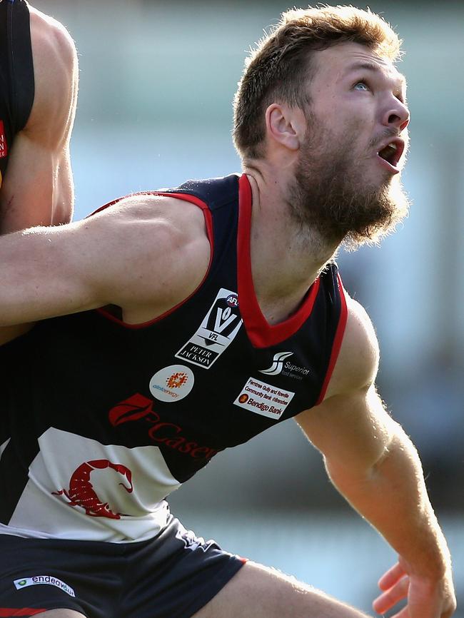 Gawn in action in the VFL in 2013.