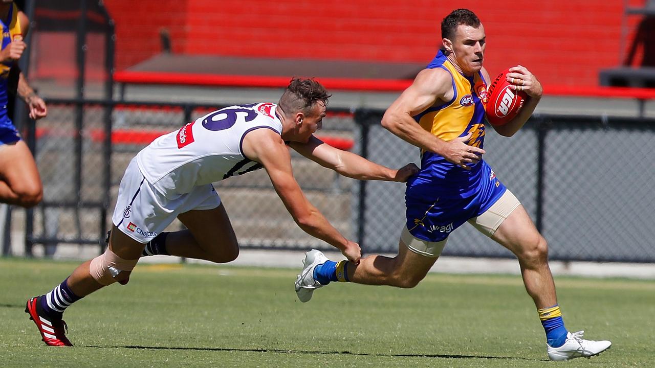Luke Shuey has reportedly re-injured his hamstring. (Photo by James Worsfold/Getty Images)