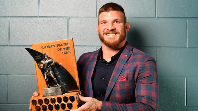 North Queensland Cowboys Presentation Night 2020; Josh McGuire wins Players' Player . Picture: Alix Sweeney