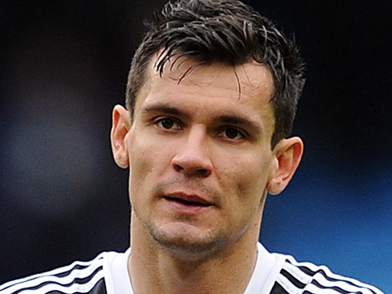 MANCHESTER, ENGLAND - APRIL 05: Dejan Lovren of Southampton applauds the supporters following the Barclays Premier League match between Manchester City and Southampton at Etihad Stadium on April 05, 2014 in Manchester, England. (Photo by Chris Brunskill/Getty Images)