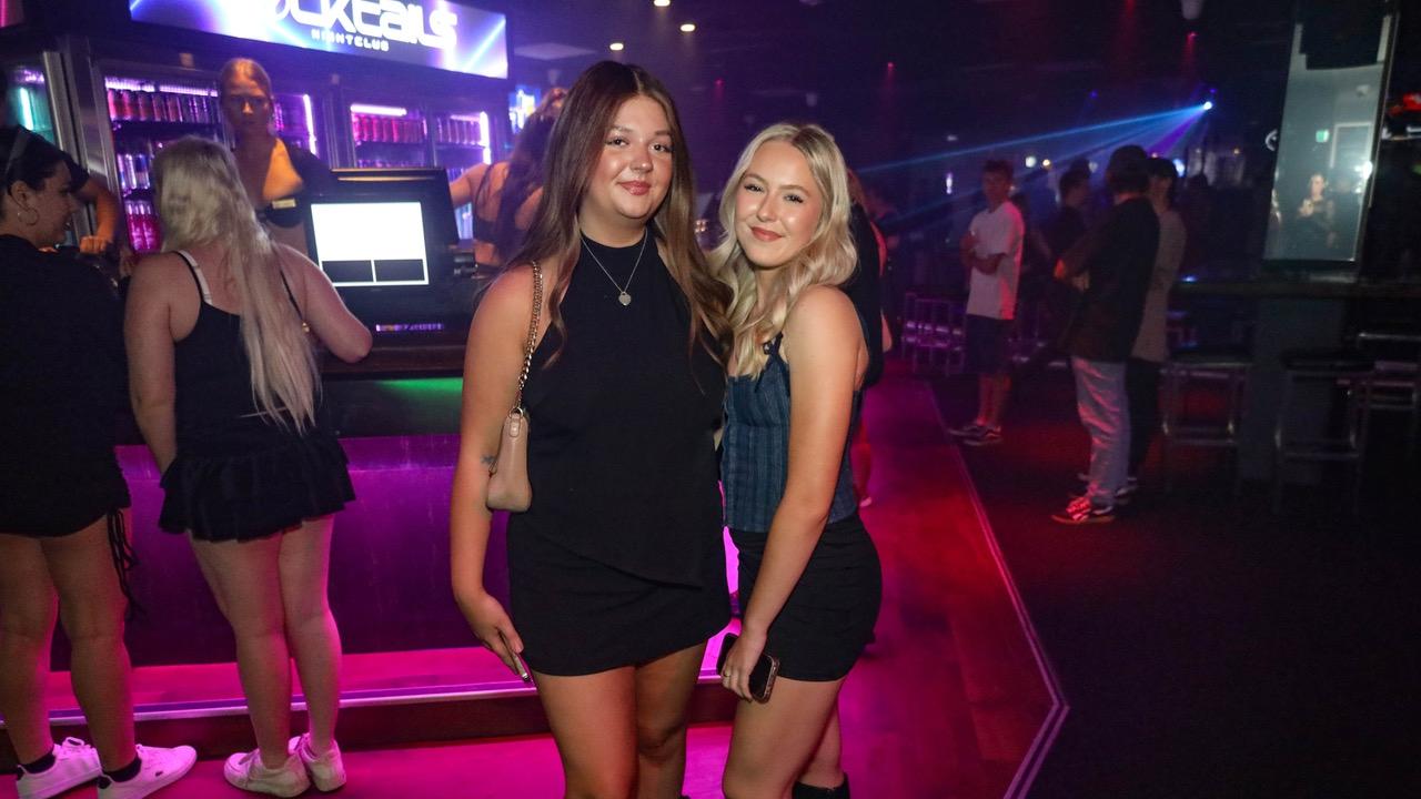 Lexi Reedy, Cloe McClellan at Cocktails. Picture: Kitt O’Halloran