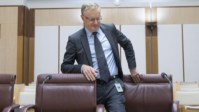 RBA mistakes, including its failure to operate an effective national business intelligence network, has seen Philip Lowe issue gut-wrenching apologies. Picture: Gary Ramage