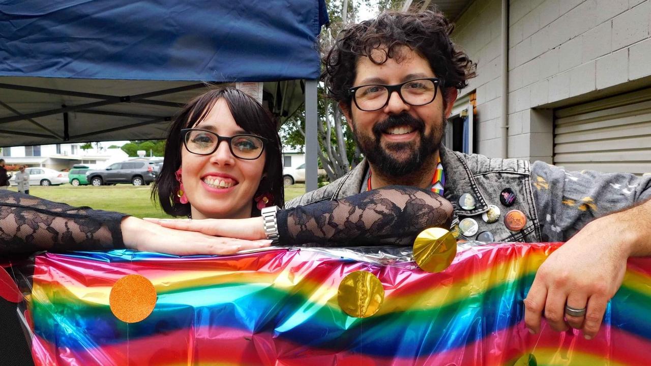 Jayne and Pablo Centurion of Ruby Come Back at Pride Picnic in the Park in Biloela on June 4, 2022. Picture: Jen Gourley