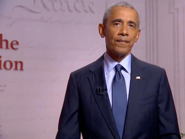 Barack Obama speaking from Philadelphia, Pennsylvania.