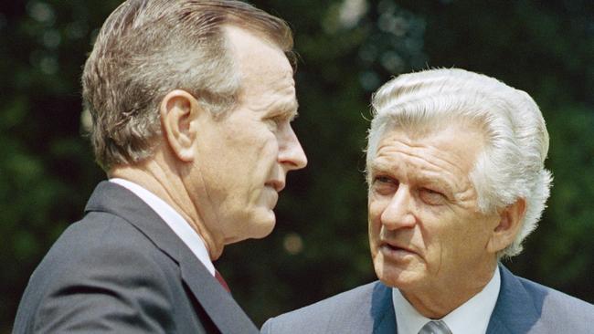 Hawke’s Gulf lie revealed: ‘No, I didn’t phone Bush’