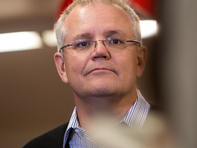 Prime Minister Scott Morrison speaks to the media during a press conference at the Carss Park Narani Child Care Centre in Sydney, Sunday, September 2, 2018. (AAP Image/Paul Braven) NO ARCHIVING