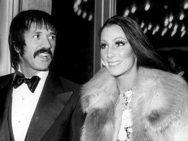 Husband & wife singers Sonny Bono & Cher in early 1970s. Ref: 25344-23 (37) Bono/fam Singer Bono/Singer Cher/Singer