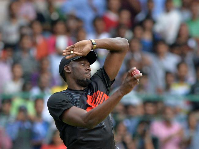 Bolt’s first love was cricket. Picture: AFP