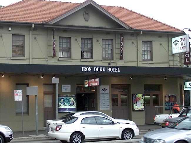 The Iron Duke pub in Alexandria was once a pub for gangsters.