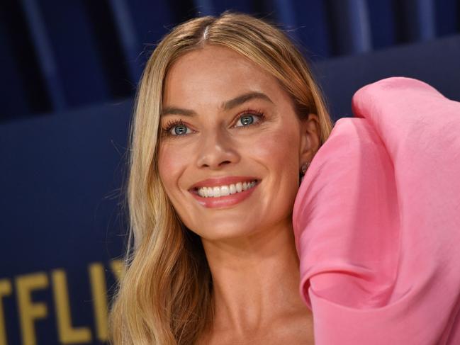 Australian actress Margot Robbie is nominated in the best picture category as a producer on Barbie but missed out on best lead actress. Picture: AFP