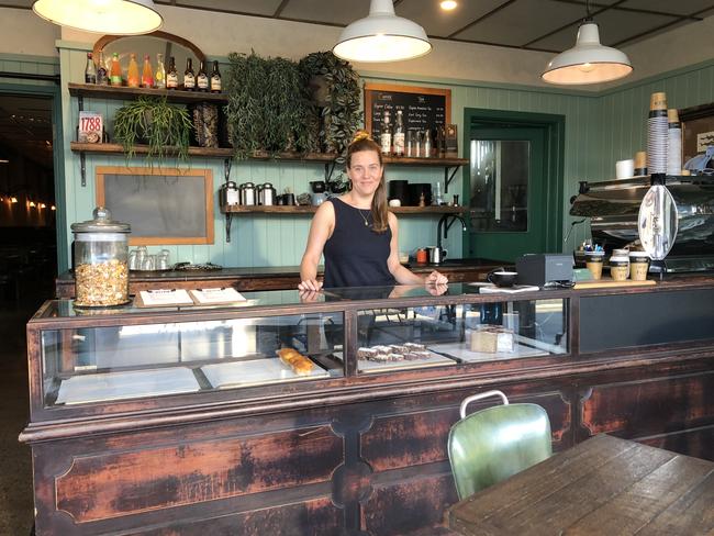 Hannah from Mr Watkins Bar on High St Penrith loves living in the Blue Mountains for the “buzz” and new restaurants. Picture: Heath Parkes-Hupton