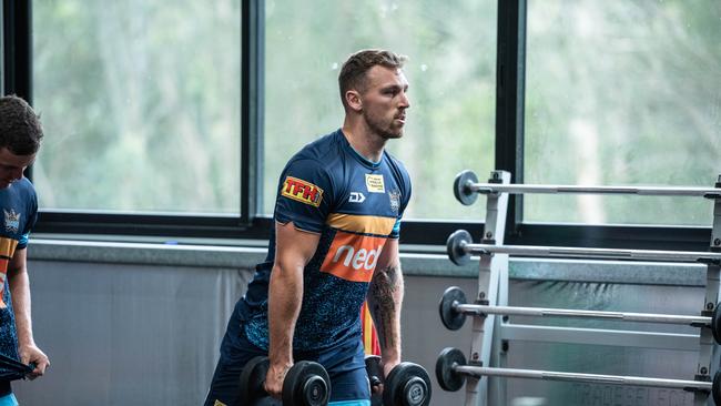 Bryce Cartwright has returned from his off-season in great shape. Picture: Gold Coast Titans