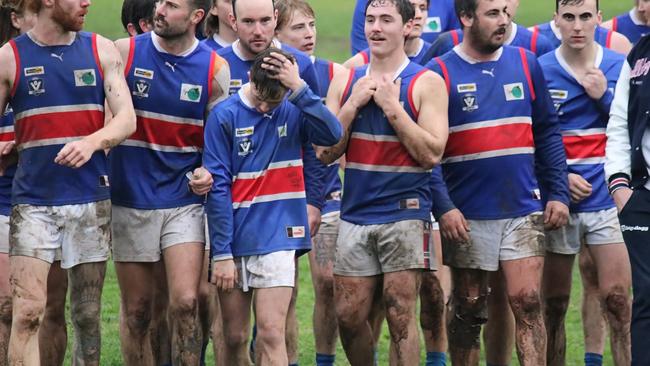 Bunyip walks off the ground during the season in the West Gippsland league. Picture: Joanne Bertone Dijkstra