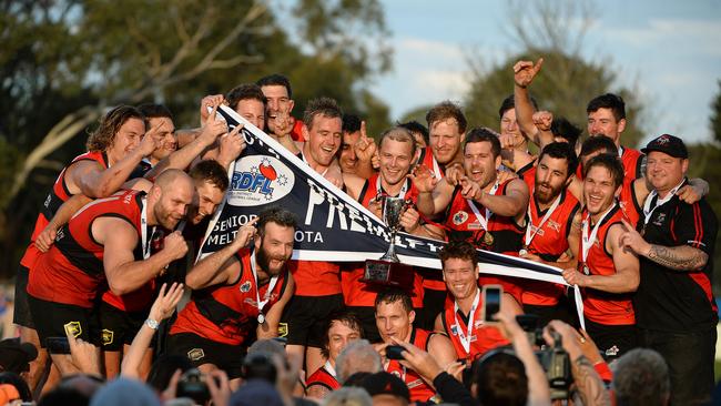 Footy Romsey v Diggers Rest.Romsey winners.