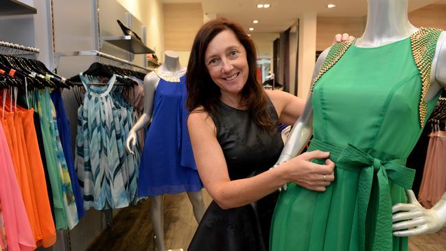 Karen Ristevski at her Bella Bleu boutique. Picture: Kylie Else