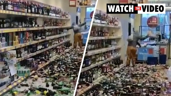 Woman smashes 500 bottles in supermarket rampage