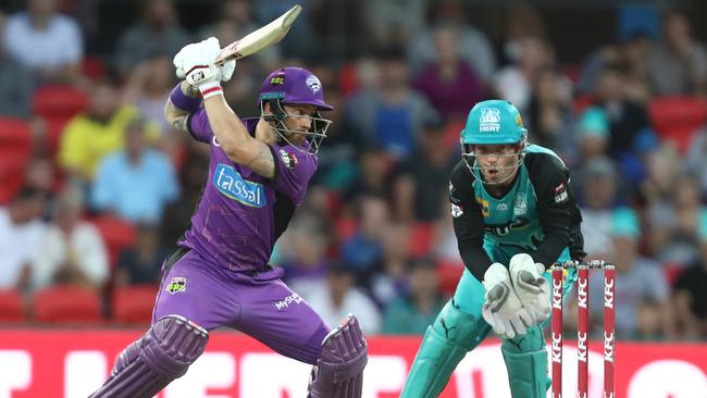 Matthew Wade bats during the first Big Bash match on the Gold Coast in 2018. The Hurricanes return to the Gold Coast for BBL|10. (Photo by Chris Hyde/Getty Images)