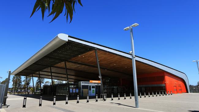 Leppington train station in Sydney's south west will have a connection to the Airport. Picture: Toby Zerna