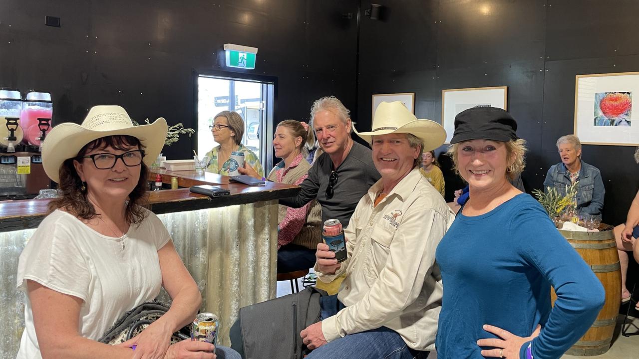 The Sundowner event at the Western Queensland Spirit distillery, the final stop on the Queensland Music Festival Outback Trail. April 21, 2024. Photo: Jacklyn O'Brien.