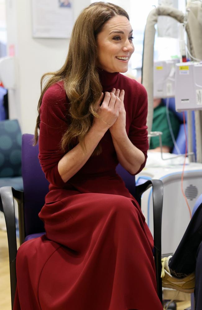 Catherine, Princess of Wales during a visit to The Royal Marsden Hospital, London. Picture: Chris Jackson/Getty Images