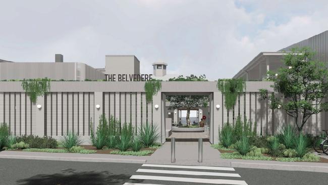 An artist's impression of the renovated "The Belvedere Hotel"