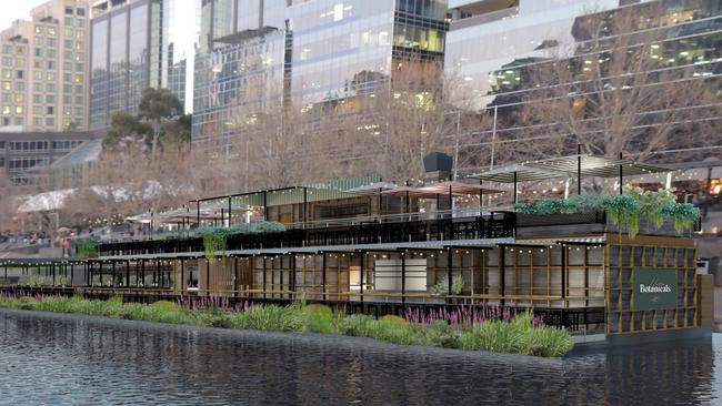 Australia Venue Co’s will be mooring its first pontoon bar, Yarra Botanicals.