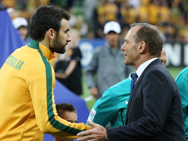 Was it pre-match advice from Tony Abbott that inspired Mile Jedinak?