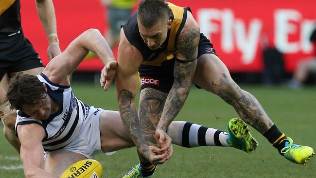 The Round 21 clash between Geelong and Richmond won’t be staged at the MCG. Wayne Ludbey