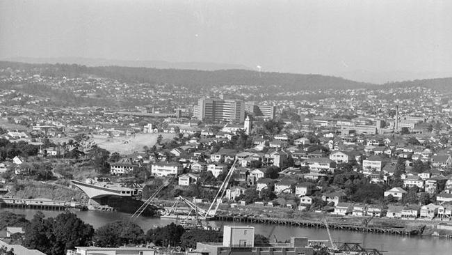 Brisbane skyline in 1970. Picture: National Archives of Australia