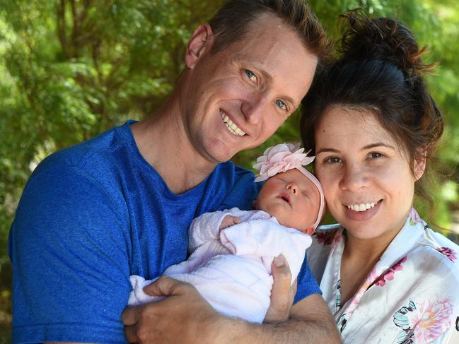 Ella Rose, born on Australia Day 2019 in Werribee, with proud parents Laura and Craig. 