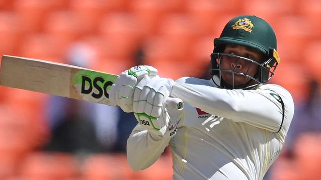 Australia's Usman Khawaja was outstanding on the subcontinent. Picture: Getty Images