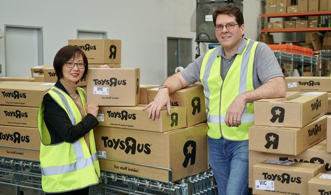 Toys R Us managing director Louis Mittoni believes the online operations of the toy retailer in Australia and Britian can capture 5 per cent of the toy market.