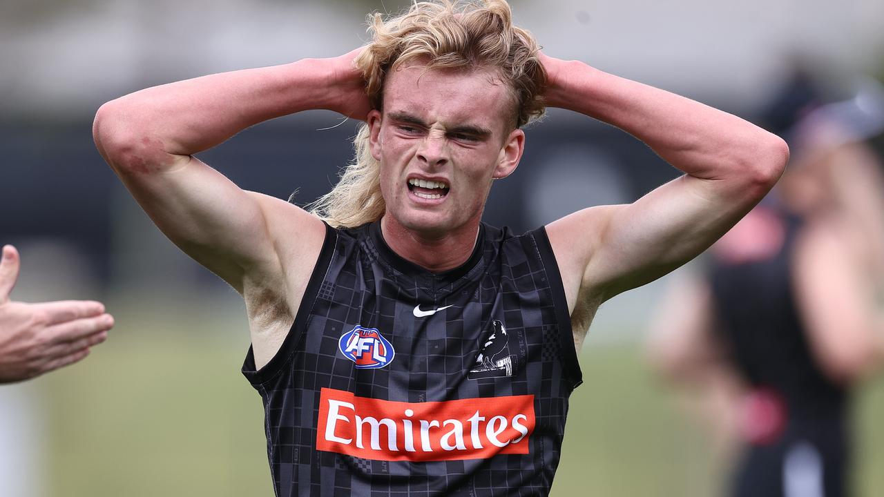 Debutant Jakob Ryan is highly regarded for his foot skills and intercept marking and finished in the top five during a pre-season beep test in December. Picture: Michael Klein