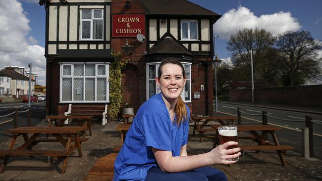 Lou Faint, 25, accident and emergency nurse in Birmingham, U.K. Photo: Hollie Adams for News Corp