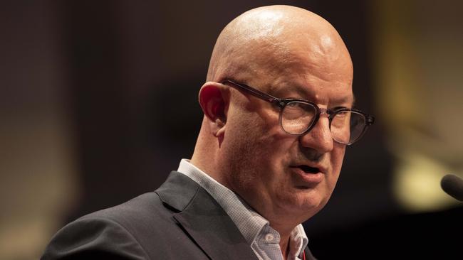 NSW Unions Secretary Mark Morey said the reforms would ‘abandon’ many workers. Picture: NewsWire / Simon Bullard.