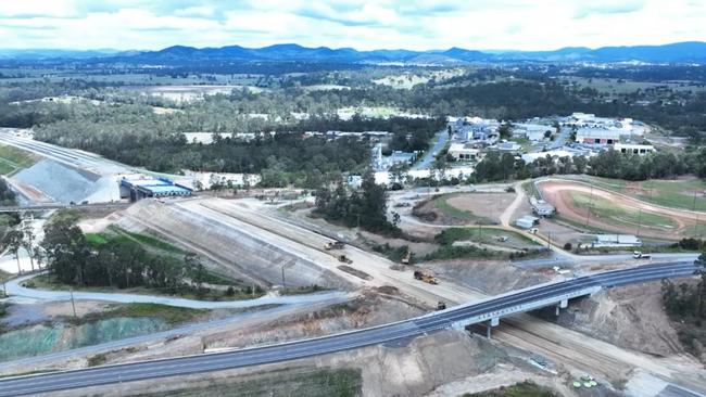 The first of 42 bridges being built along the Gympie Bypass have been opened to traffic.