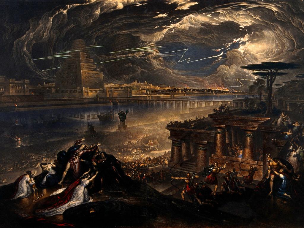 The Fall of Babylon, by John Martin. Art Gallery of NSW