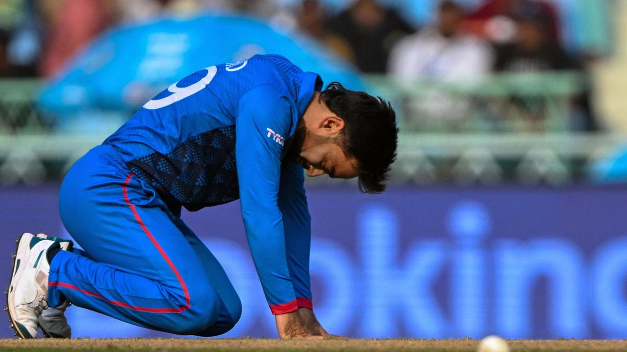 Afghanistan's fan favourite Rashid Khan will miss this year’s Big Bash with injury. Picture: AFP