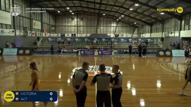 Replay: Basketball Australia U20 National Championships -  Victoria v ACT (U20W QF)