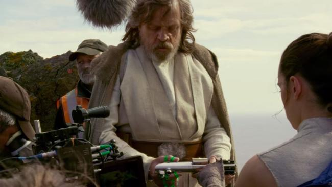 Mark Hamill seems to play a much bigger role in Star Wars: The Last Jedi