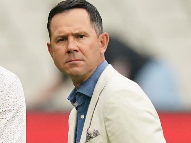 Tim Paine and Ricky Ponting look on during the Big Bash League (BBL) Challenger Final cricket match between the Melbourne Stars and the Sydney Thunder at the MCG in Melbourne, Thursday, February 6, 2020. (AAP Image/Scott Barbour) NO ARCHIVING, EDITORIAL USE ONLY, IMAGES TO BE USED FOR NEWS REPORTING PURPOSES ONLY, NO COMMERCIAL USE WHATSOEVER, NO USE IN BOOKS WITHOUT PRIOR WRITTEN CONSENT FROM AAP